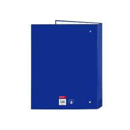 Safta Carpeta de Anillas Folio 4 Anillas Mixtas 4/25mm Carton Forrado Real Madrid 3 Equipacion 25/26