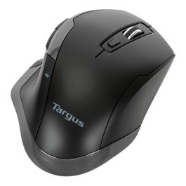Targus AMW584GL Ratón Inalámbrico Ergonómico para Diestros con Tecnología BlueTrace, 7 Botones, 1600 DPI, Negro