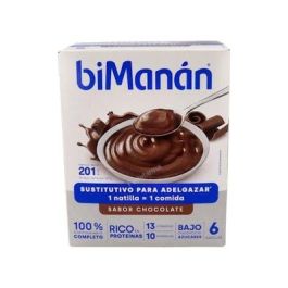 BIMANAN Natillas Sustitutivas Chocolate 6 Sobres. Para Control de Peso. Con 12 Vitaminas y 11 Minerales. Rico en Calcio y Fósforo. Precio: 74.8899998. SKU: B17D8FVJHV