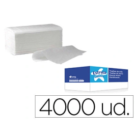 Amoos Toalla de Papel Secamanos Engarzada 2 Capas 21x22 cm Caja de 4000 Unidades Precio: 28.49999999. SKU: B15PN8H8WM