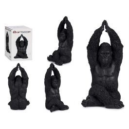 Giftdecor Gorila Manos Hacia Arriba Negro Resina 18x19.5x36.5 cm (Set de 4) Precio: 47.49999958. SKU: S3609579