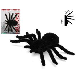 Cartel Araña Flocado Negro para Decoración Terrorífica Halloween, Entrada o Pared - Efecto 3D Realista Precio: 1.49999949. SKU: B15MZ35D2C