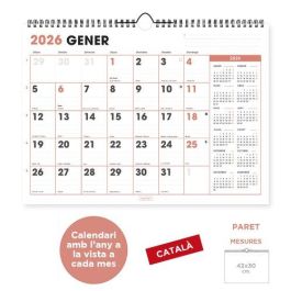 Calendari (2026) Catalan Senfort Paret Office Mensual Para Escribir 420X300 Precio: 7.95000008. SKU: B1KEJB6PJK