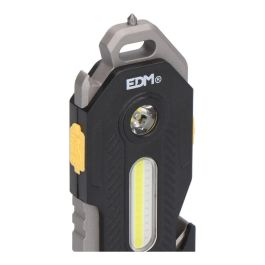 Edm Linterna de seguridad 6 en 1 7W + 2,5W 400lm, LED, batería recargable, abridor botellas, cuter, rompe cristales, silbato emergencia, destornillador Edm Linterna de seguridad 6 en 1 7W + 2,5W 400lm, LED, batería recargable, abridor botellas, cuter, rompe cristales, silbato emergencia, destornillador