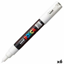 Rotuladores POSCA PC-1M Blanco Negro (6 Unidades) Rotuladores POSCA PC-1M Blanco Negro (6 Unidades)
