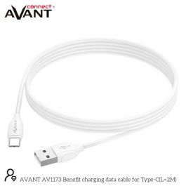 AVANT CONNECT Cable USB A a USB C, 2 metros, 3A, Carga Rápida