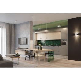 SOL Lámpara de Techo Orbis SOL-SL.0021 Lámpara Cilíndrica Moderna para Salón, Antesala, Dormitorio Blanco