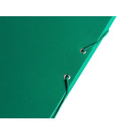 Carpeta Proyectos Liderpapel Folio Lomo 30 mm Carton Forrado Verde