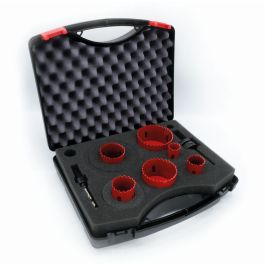 Set de coronas perforadoras MP.S M3 HSS BiMetal 5551 Ø 22 mm Ø 35 mm Ø 44 mm Acero de alta velocidad (HSS) M3 8 Piezas Precio: 78.49999993. SKU: B1BMNBLA9Q