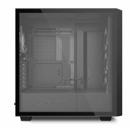 Sharkoon REBEL C70G RGB - Torre Gaming Full Tower con Panel Frontal de Madera, Cristal Templado y 4 Ventiladores RGB Negro