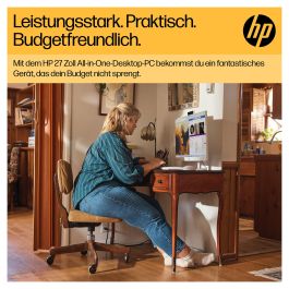 HP 27-cr0471ng All-in-One 27" Full HD, AMD Ryzen 7 7730U, 16 GB RAM, 1 TB SSD, Windows 11 Home, Blanco