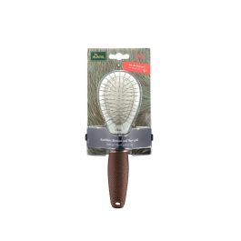 Hunter Cepillo Combinado para Perros Talla L Marrón, Cerdas Suaves y Púas Niqueladas, para Todo Tipo de Pelaje, Ergonómico Hunter Cepillo Combinado para Perros Talla L Marrón, Cerdas Suaves y Púas Niqueladas, para Todo Tipo de Pelaje, Ergonómico