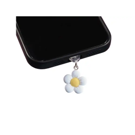 Wondee Mobile Charm Funny Protector de Puerto Decorativo para Tipo-C o Lightning - Accesorio Colgante Blanco con Flor contra Polvo Precio: 8.3732. SKU: B1JNKPHQDY