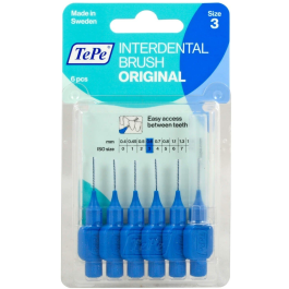 Tepe Cepillo Interdental Azul 0.6 mm Blister 6 Unidades Precio: 6.7899997. SKU: B1EMHNZDLZ