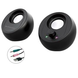 CONCEPTRONIC ALTAVOCES 2.0 BJORN01B 10W COLOR NEGRO JACK 3.5" Y BLUETOOTH ALIMENTACION USB Precio: 16.50000044. SKU: B19JKB5QT7