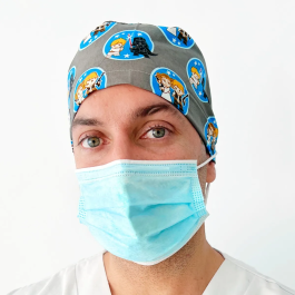 Enfermanía Gorro Quirófano Pelo Corto Estampado Leia Luke con Botones Precio: 21.49999995. SKU: B198ELHW6Q