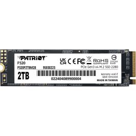 Patriot SSD M.2 NVMe PCIe 3.0 2TB 3000MB/s Lectura 2200MB/s Escritura PE999