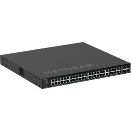 NETGEAR Gsm4352-100Nes Switch Gestionable Gigabit Ethernet 52 Puertos, 48 PoE+ (236W-1440W), 4xSFP+ para Redes Avanzadas