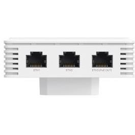 TP-Link EAP725-Wall Punto de Acceso Wi-Fi 7 Doble Banda (2.4/5GHz) 5012 Mbit/s con PoE 2.5G Ethernet para Pared/Techo Blanco