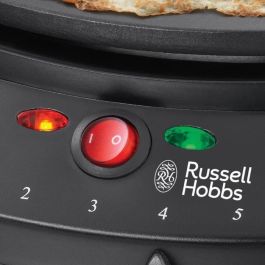 Russell Hobbs 20920-56 Crepiere Fiesta 1200W, Ø30 cm, antiadherente, 5 niveles de temperatura, incluye espátula y distribuidor