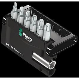 Wera 05056294001 Bit-Check 7 TX Universal 1 - Juego de 6 Puntas Torx Plus TX10, TX15, TX20, TX25, TX30, TX40, 25mm Precio: 33.7900002. SKU: B1JS5MXFJN