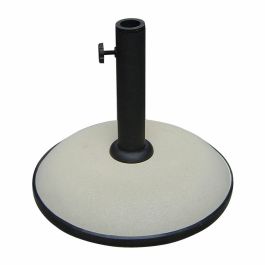 Marbueno Base Sombrilla Redonda Cemento 36x29,5 cm 11KG Blanco Jardin, Piscina y Terraza 10445