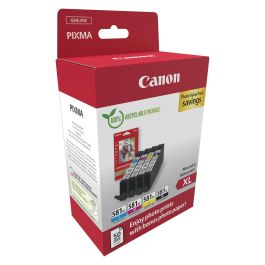 Canon CLI-581XL Multipack Tinta Negra, Cian, Magenta y Amarilla XL con Papel Fotográfico
