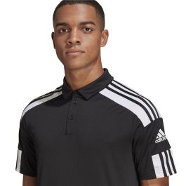 Polo de Manga Corta Hombre Adidas GK9556 Negro 3XL