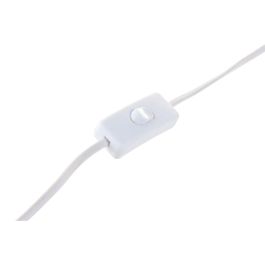 DKD Home Decor Lámpara Sobremesa Urban Gres Yute Crema Marrón Claro 38x51x38cm E27 50W