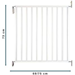 Barrera de seguridad infantil NORDLINGER PRO VOGUE - 69 a 75 cm - Giratoria - Fácil apertura