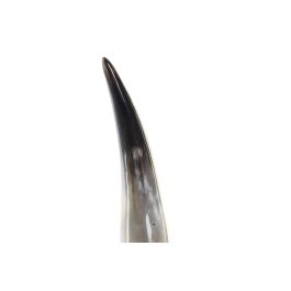 DKD Home Decor Decoración Colonial Gris Claro Blanco 10 x 51 x 10 cm Resina Cuerno Madera Metal