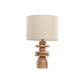 DKD Home Decor Lámpara Sobremesa Urban Marrón Crudo Hevea Lino E27 50W 25x25x40 cm (2 Unidades) Precio: 75.49999974. SKU: B1BLS7KFCX