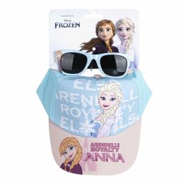 Cerdá Conjunto de Gorra y Gafas de Sol para Niños Frozen - Talla 53 cm - Edad Mínima 3 Años - Color Azul