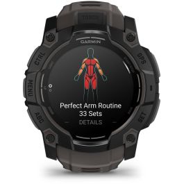 Garmin Instinct 3 AMOLED 50mm Smartwatch GPS Pantalla Táctil AMOLED Negro con Monitor Cardíaco y Oxígeno