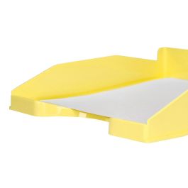 Bandeja Sobremesa Plastico Q-Connect Amarillo Pastel Opaco 240x70x340 mm