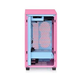 Thermaltake The Tower 200 Mini Tower Rosa Gaming - Carcasa de PC con Panel de Vidrio Templado y Soporte para Mini-ITX