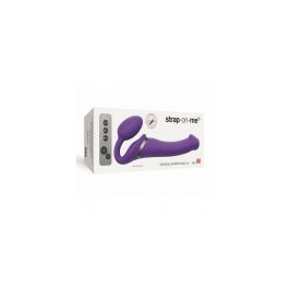 Consolador de Doble Penetración Strap-on-me Purple Morado L