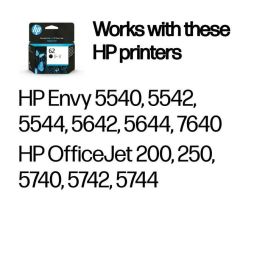 HP Envy 5640, Officejet 5740 Cartucho Negro Nº62