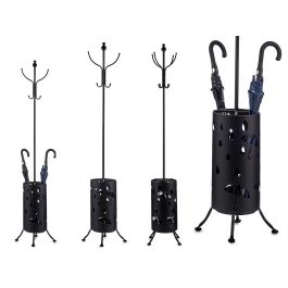 Giftdecor Perchero Paraguero Metal Redondo Negro 44x185x44 cm Precio: 56.50000015. SKU: S3609703