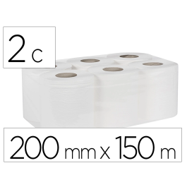 Bunzl Papel Secamanos Greensource 2 Capas Celulosa Blanca 200 mm x 150 mt Paquete 6 Rollos Precio: 46.58999972. SKU: B135TDJKMN