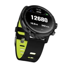 RELOJ INTELIGENTE LEOTEC MULTISPORTS CARBÓN SPORT FIT VERDE - ESFERA 3.3CM TÁCTIL COLOR - BT 4.0 - ALERTAS - SALUD - IP68 - BAT 380MAH - IOS/ANDROID
