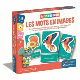 Montessori - Clementoni - Palabras en imágenes - Juego educativo desarrollando el léxico - A partir de 3 años