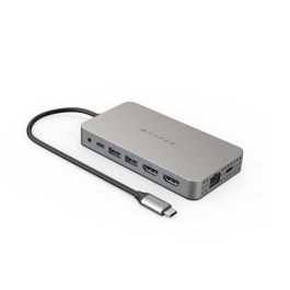 HYPER HDM1H Base para Portátil y Replicador de Puertos USB 3.2 Gen 1 Type-C Acero Inoxidable Precio: 346.49999956. SKU: S5615254