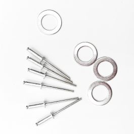 Occ Motorsport Cierres Capot Competición Azul OCCRC002 Acero Inoxidable