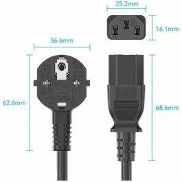 Cable de Alimentación Vention ZCJBAC 1,8 m Precio: 5.50000055. SKU: B1C65TB5Z4