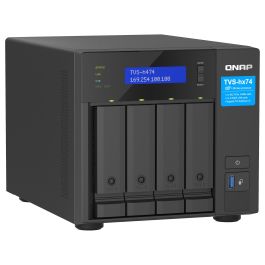 QNAP TVS-H474 NAS Torre Ethernet Negro 8GB RAM Intel G7400