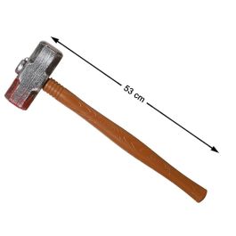 Martillo Gigante Sangriento Halloween 53x16 cm para disfraces de terror Precio: 1.88999943. SKU: B13GFHSGY2
