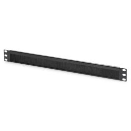 Digitus 1U cable brush management panel open brush, color black (RAL 9005)