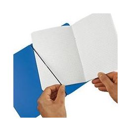Herlitz Notizheft my.book flex A6 PP 40Bl. kariert blau