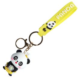 Home Deco Factory Llavero Panda Kawaii de Plástico